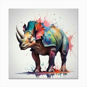 Triceratops Canvas Print