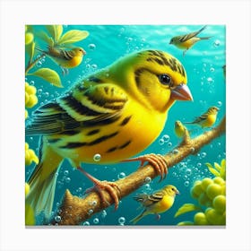 Nice Canary Canvas Print