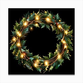 Christmas Wreath Canvas Print