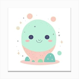 Kawaii Planet Canvas Print