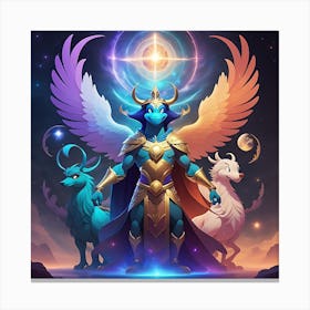 Celestial Sentinels Canvas Print