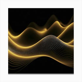 Abstract Wave - Wave Stock Videos & Royalty-Free Footage 1 Canvas Print