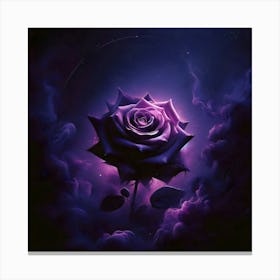 Purple Rose Canvas Print