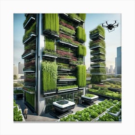 Urban Farming Canvas Print