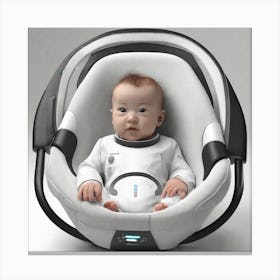 Futuristic Baby Car Seat Canvas Print