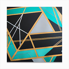 Geometric Maze Canvas Print