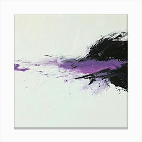 Purple Splatter Canvas Print