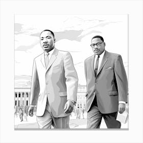 Mlk And Ralph Abernathy 1 Canvas Print