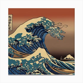 Great Wave Off Kanagawa Canvas Print