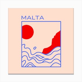 Malta Canvas Print