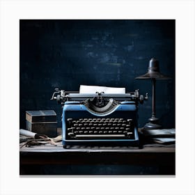 Old Typewriter 1 Canvas Print