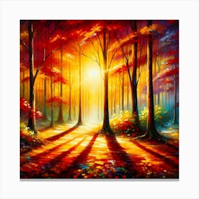 Autumn Forest 6 Canvas Print