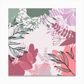 Floral Background 8 Canvas Print