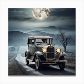 Moonlight Road Canvas Print