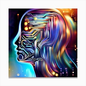 Artificial intelligence Canvas Print