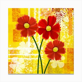 Red Flowers 1 Canvas Print