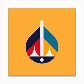 Sailboat Logo Canvas Print