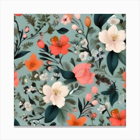 Floral Pattern Canvas Print