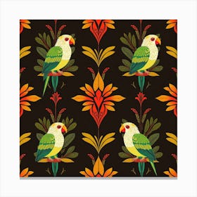 Parrots Canvas Print