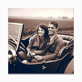 Dating Automotive Style-1928 ~Reimagined 15 Canvas Print