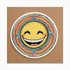 Smiley Face Canvas Print