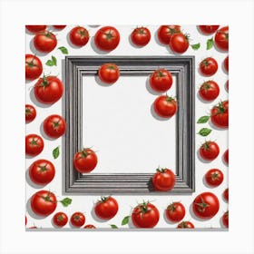 Frame With Tomatoes 5 Canvas Print