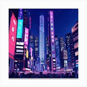 Cityscape 1 Canvas Print