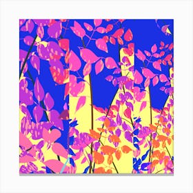 Abstract Autumn Leaves Art Print Canvas Print