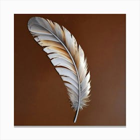 One Feather Canvas Print