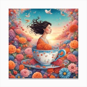 Cup Of Tea Canvas Print