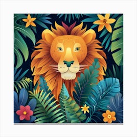 Jungle Sentinel (4) Canvas Print
