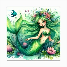 Mermaid 13 Canvas Print