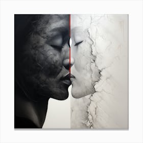 Two Faces 1 Canvas Print