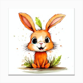 Cute Bunny 1 Canvas Print