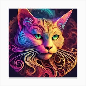 Magical Cat Canvas Print