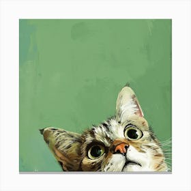 Cat Painting Canvas Print