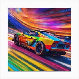 Gt1 Racing Canvas Print