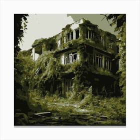 Apocalyptic place Canvas Print