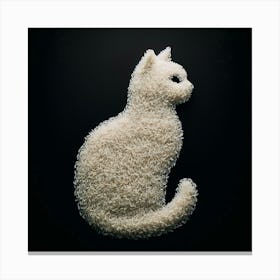 Cat Made Of Rice 1 Canvas Print