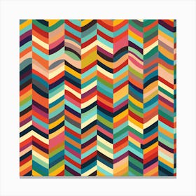 Herringbone Pattern Canvas Print