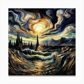 Starry Night 16 Canvas Print