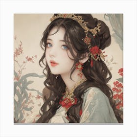 Chinese Girl 2 Canvas Print