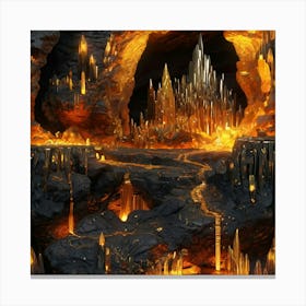 Caves Of Fire 1 Canvas Print