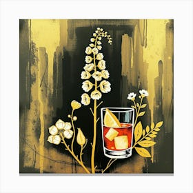 Glass Of Whiskey Canvas Print