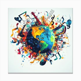 Music The Universal Language 3 Canvas Print