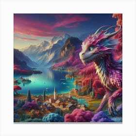 Dragon In The Forest 2 Canvas Print