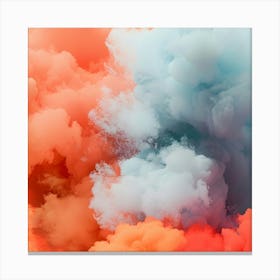 Abstract Colorful Smoke 1 Canvas Print