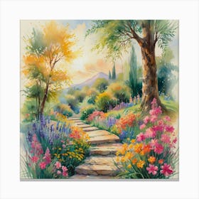 Garden Path 2 Canvas Print