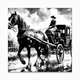 Horse Drawn Carriage 1 Canvas Print