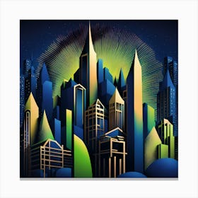 Cityscape 1 Canvas Print